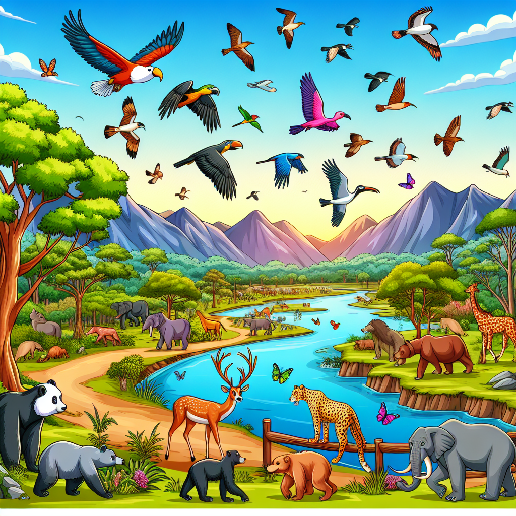Mnemonic illustration for abound: To exist in large numbers or amounts